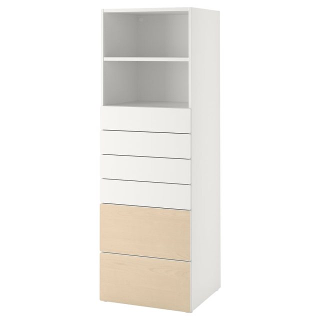 IKEA SMÅSTAD / PLATSA: shelves + drawers